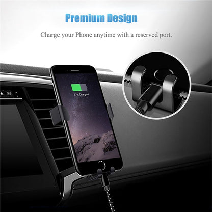 Gravity Car Holder For Phone in Car Air Vent Mount