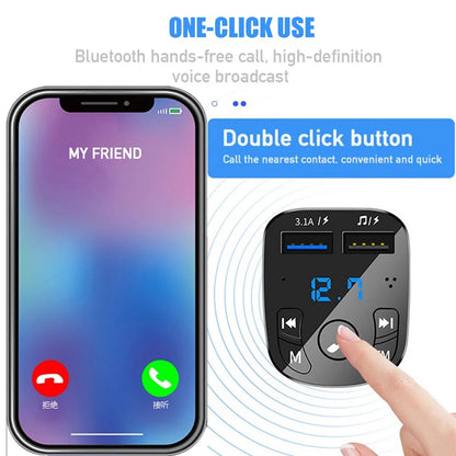 USB car charge surport Bluetooth 5.0 FM Transmitter