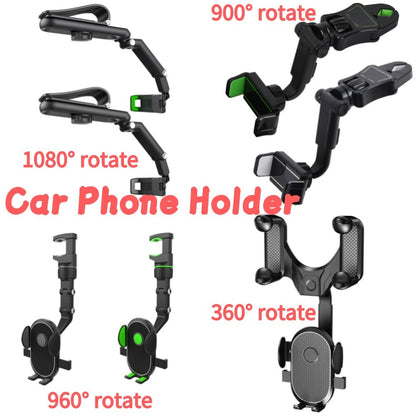 1080 Rotation Car Clip Sun Visor Cell Phone Holder
