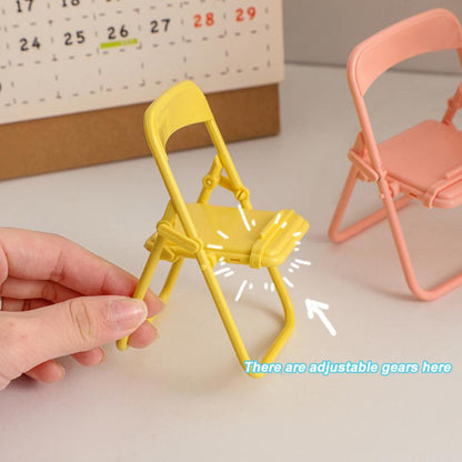 Portable Mini Mobile Phone Stand Cute Color Chair
