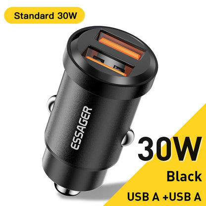 30W USB Car Charger Quick Charge4.0 USB