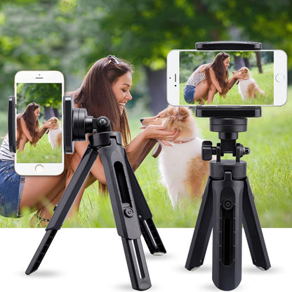 Desktop Tripod Mini Portable Retractable Phone Stand