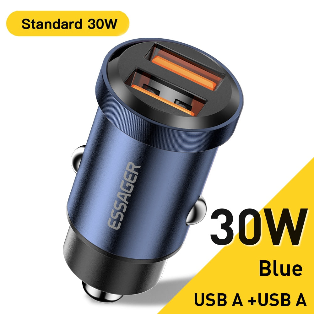 30W USB Car Charger Quick Charge4.0 USB