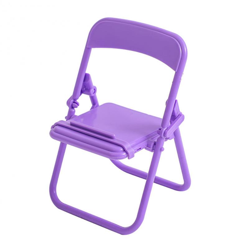 Portable Mini Mobile Phone Stand Cute Color Chair