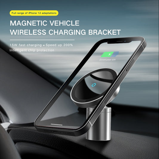 15W Magnetic Car Phone Holder Wireless Charger