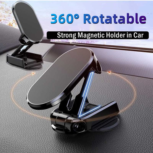 Strong Magnetic Car Phone Holder Mount Rotatable