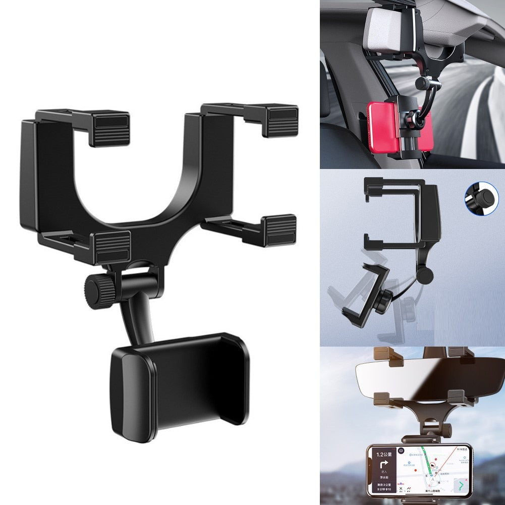 Universal 360 Rotatable Car Phone Holder Rearview