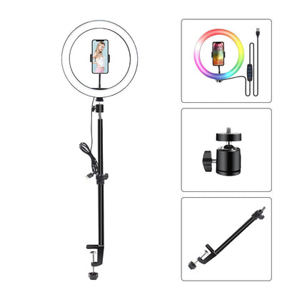 26cm Selfie Ring Light RGB Fill LED Ring Light Selfie