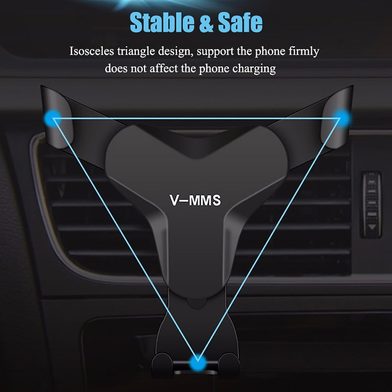 Gravity Car Holder For Phone in Car Air Vent Mount