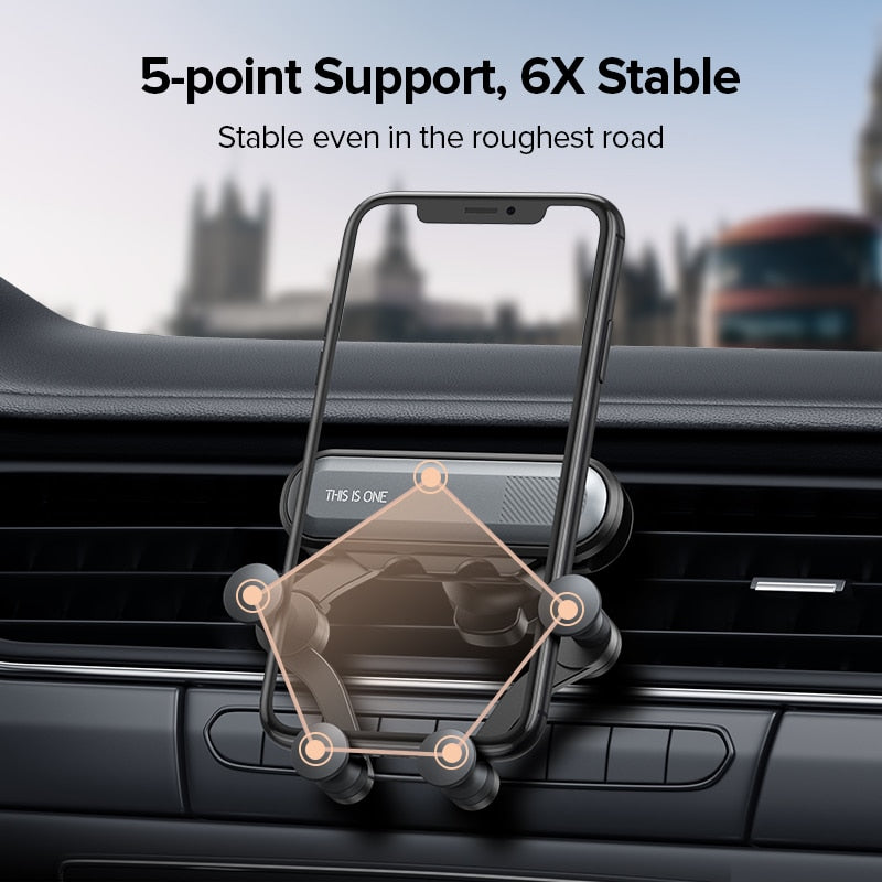 Car Phone Holder Mobile Stand Smartphone GPS Support Mount