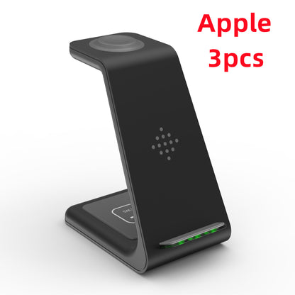 3 in 1 Fast Charging Station Wireless Charger Stand Wireless Charge