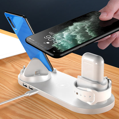 Wireless Charger Fast Charger  6 In 1 Charging Dock Station