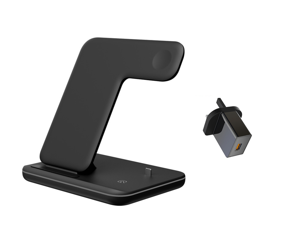 Mobile Phone Watch Earphone Wireless Charger 3 In 1 Wireless Charger Stand