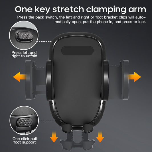 Car Sliding Rail Navigation Bracket Magnetic Car