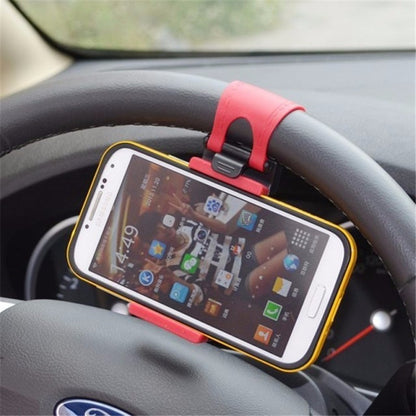 Car Steering Wheel Phone Clip Mount Holder Universal Stand Bracket