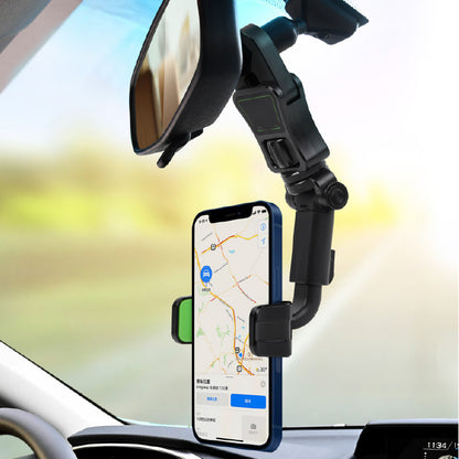 Car Mobile Phone Holder Rear View Mirror Bracket AR Navigation Pillow