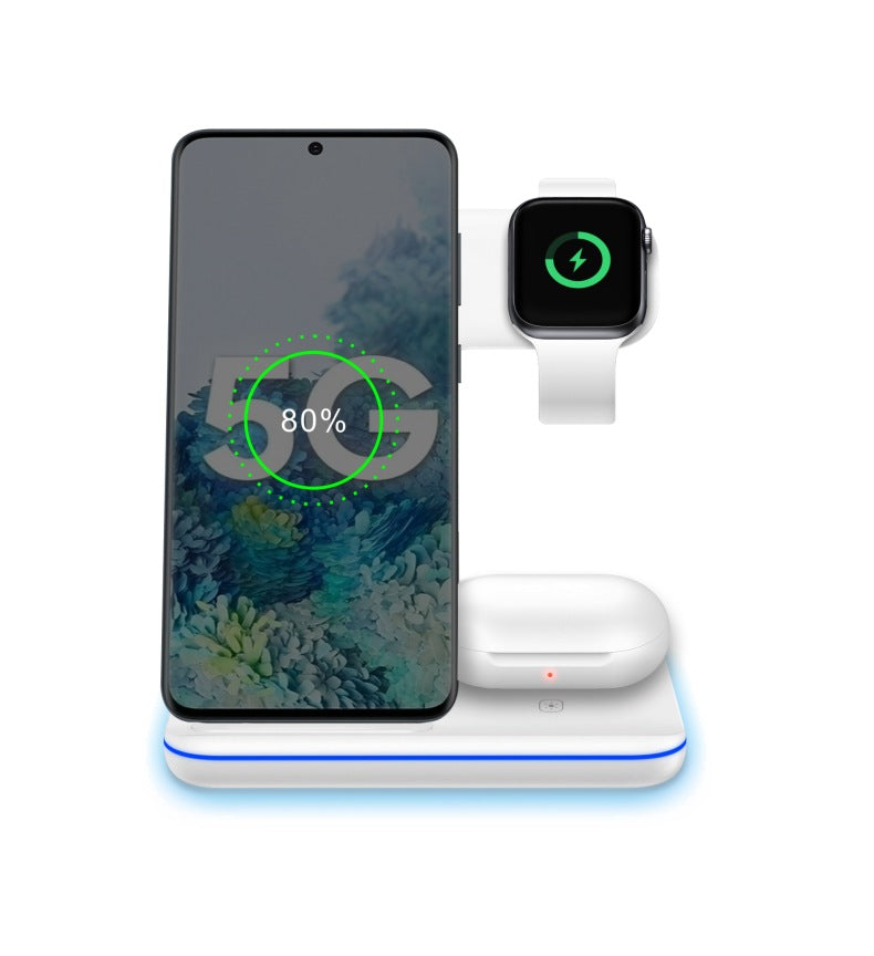 Wireless Charger Mobile Phone Watch Headset  Fast Charging Stand Desktop