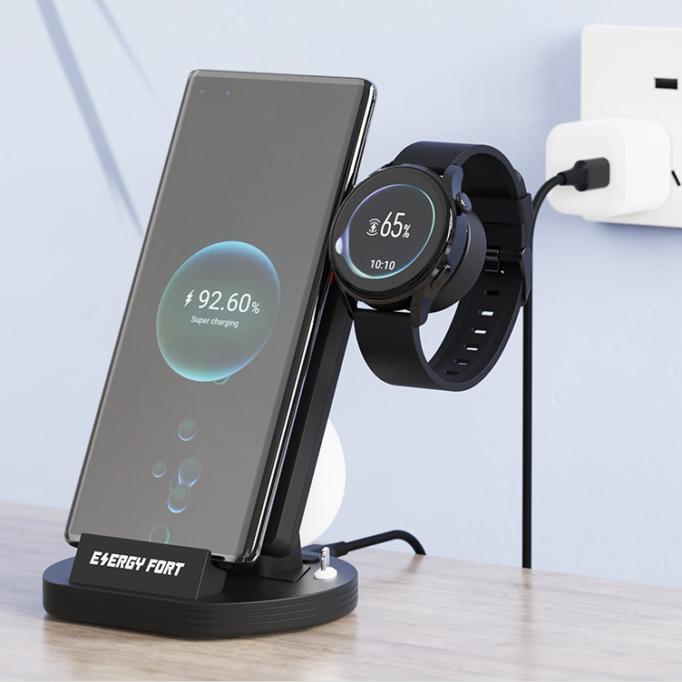 Mobile Phone Fast Magnetic-absorbing Wireless Charger Headset