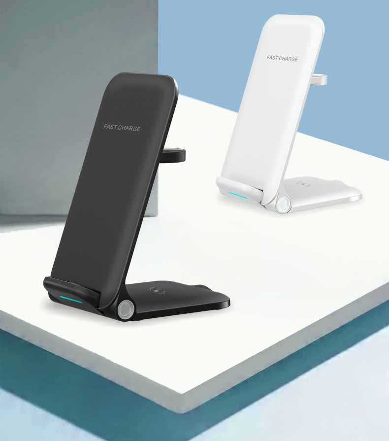 Desktop Vertical Multifunctional Three-in-one Wireless Charger