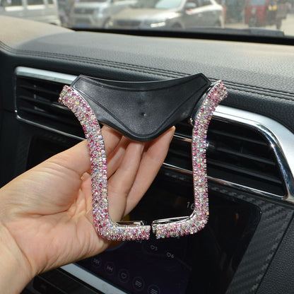 Universal Car Phone Holder with Bing Crystal