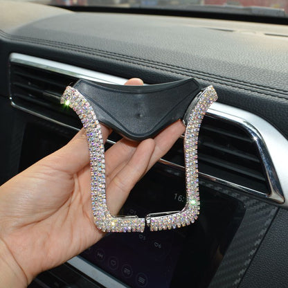 Universal Car Phone Holder with Bing Crystal