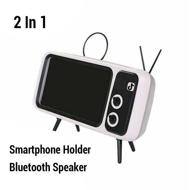Retro TV Mobile Phone Holder Stand