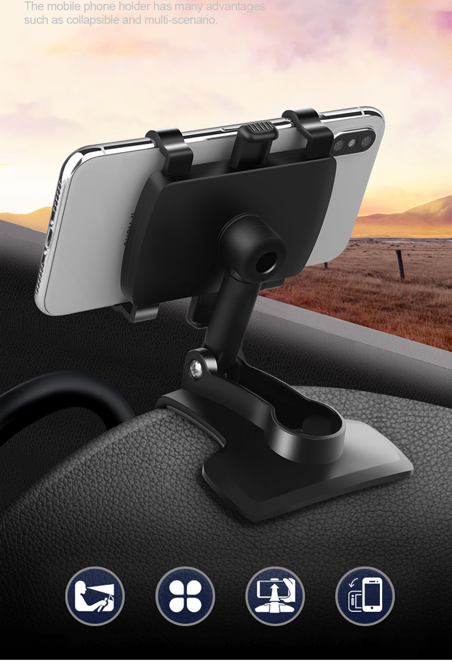 Car Phone Holder Mobile Phone Holder Stand in Car