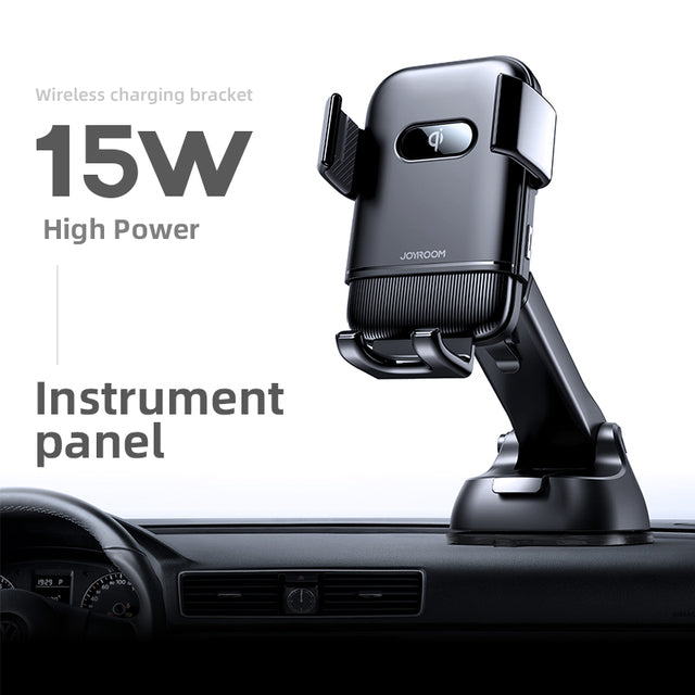 15w Qi Wireless Car charger Car Phone Holder Intelligent Infrared Fast Charger Stand