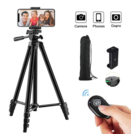 Camera Phone Tripod Selfie Stand Portable AdjustableStand Mount Smartphone Holder