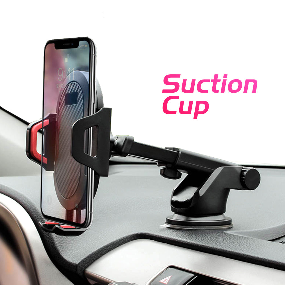 360 Mount in Car Stand No Magnetic Suction Cup Car Phone Holder