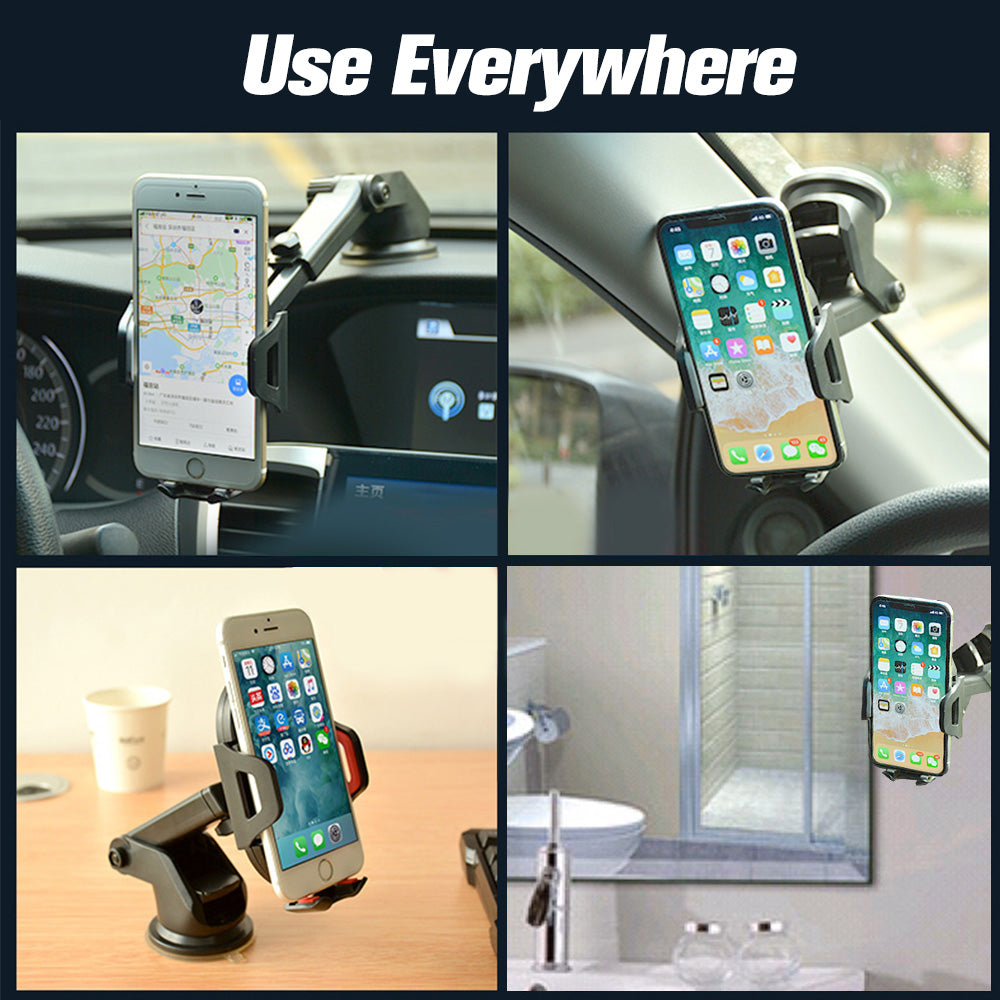 360 Mount in Car Stand No Magnetic Suction Cup Car Phone Holder