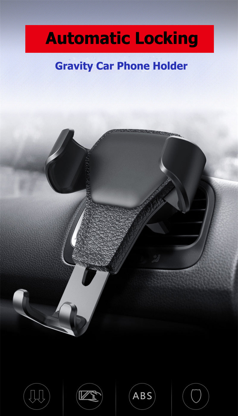 Gravity Car Phone Holder For Phone in Car Air Vent Clip Mount