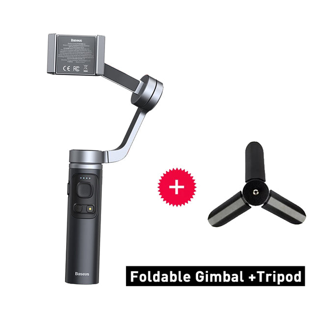 Selfie Stick 3-Axis Handheld Gimbal Camera stabilizer foldbale Phone Holder