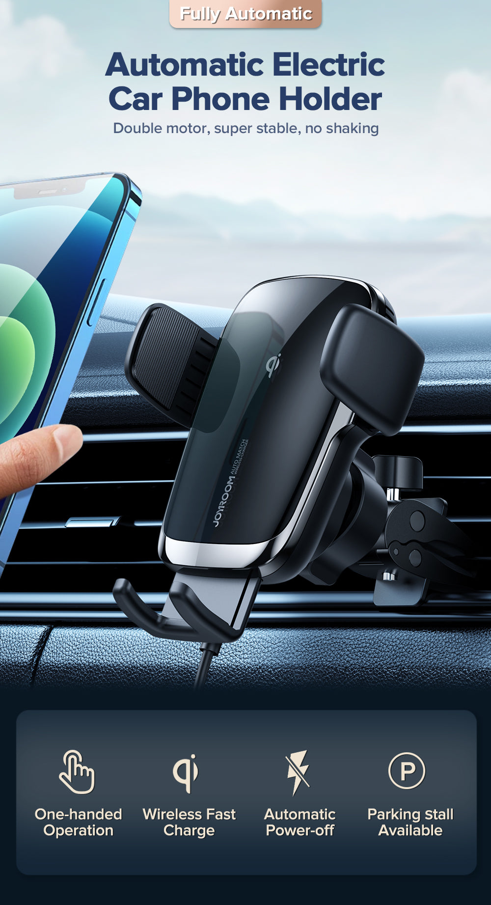 Car Phone Holder Wireless Car Charger