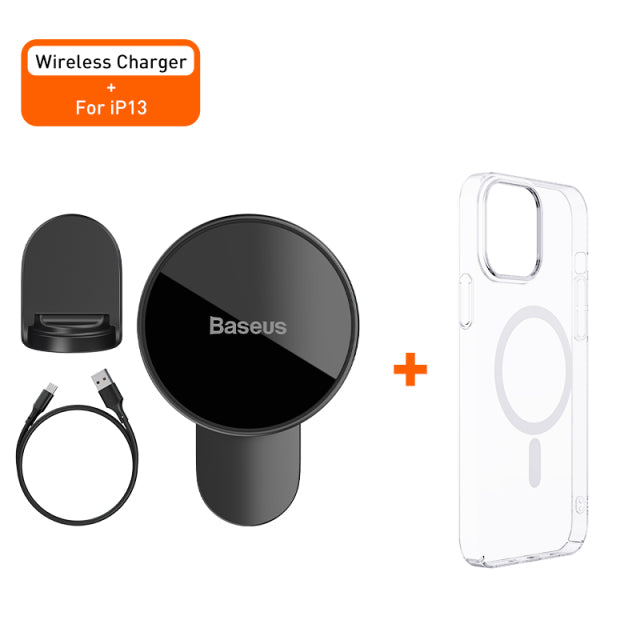 Magnetic Car Phone Holder Wireless Charging Car Charger Phone Holder