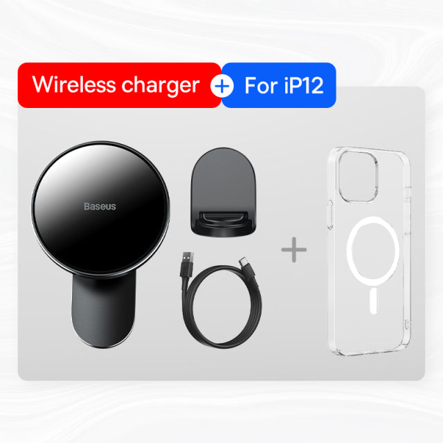 Magnetic Car Phone Holder Wireless Charging Car Charger Phone Holder