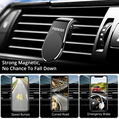 Magnetic Car Phone Holder Air Vent Clip