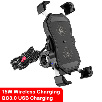 Motorcycle Phone Holder Wireless Charger