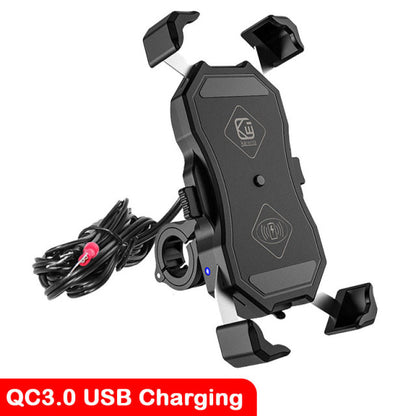 Motorcycle Phone Holder Wireless Charger