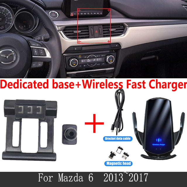 Wireless Car Charger Mount Phone Holder