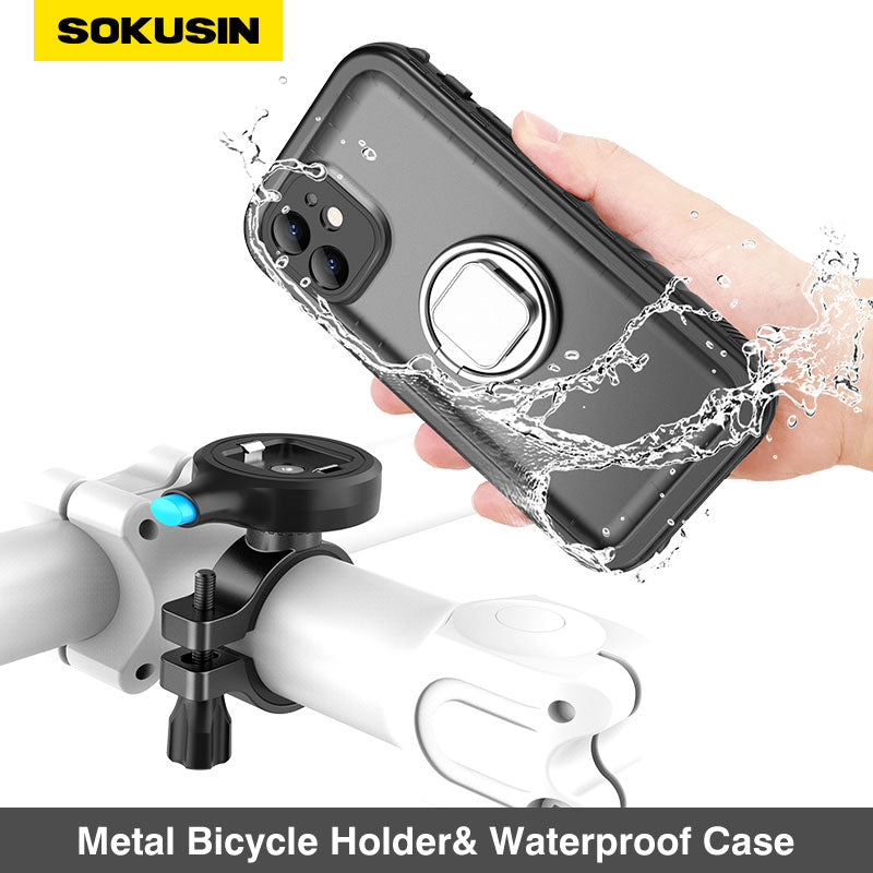 2 in 1 Bike Motorcycle Phone Holder