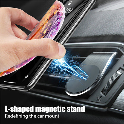 L-Type Magnetic Car Phone Holder GPS Mount Holder