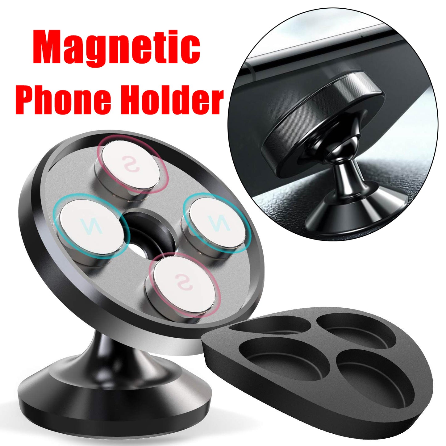 Car Magnetic Phone Holder Universal Magnet Phone Mount