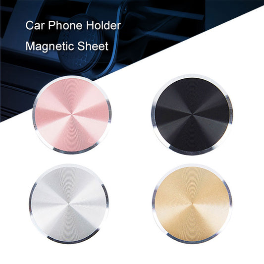 Car Phone Holder Magnetic Sheet CD Round Pattern