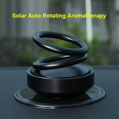 Car Air Freshener Smell Car Aromatherapy Solar Auto Rotating Perfume