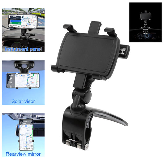 1400 Degree Rotatable Car Phone Holder for 3-7.2 Inches