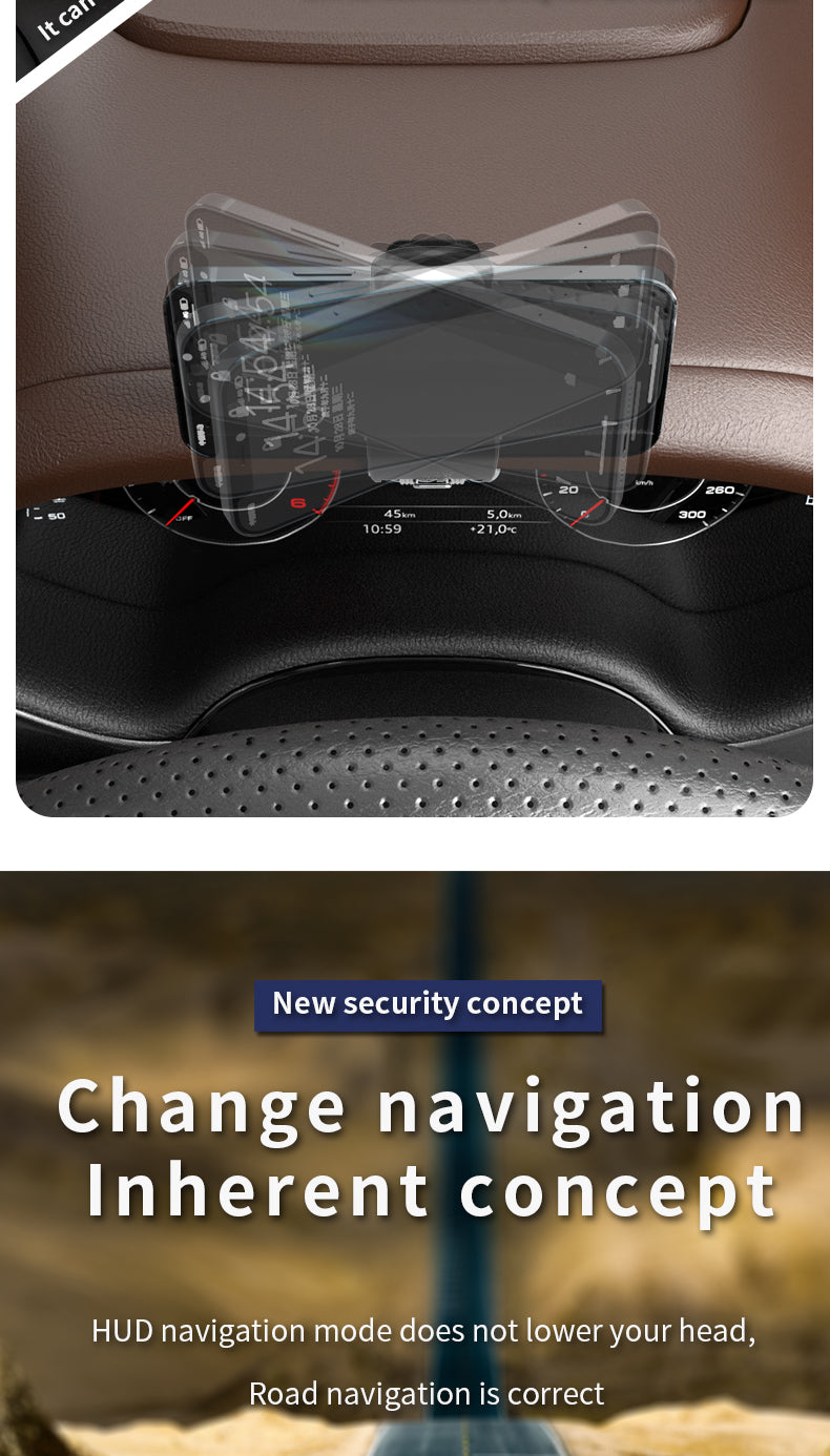 The new SUMITAP Magnetized HUD Car Phone Stand