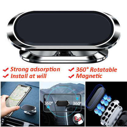 Rotating Magnetic Car Phone Holder Air Outlet GPS Support Strong Magnet