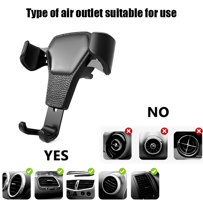 Universal Car Phone Holder Gravity Car Air Vent Mount Stand Holder