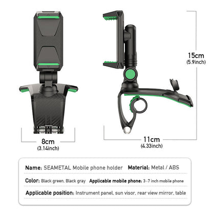 1200 Degree Rotating Car Phone Holder For Universal Cell Phone Support